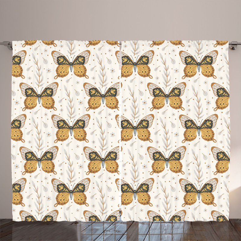 Semi Sheer Curtain Pair