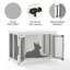 Caisse pour chien Dane Credenza - blanc-928520330
