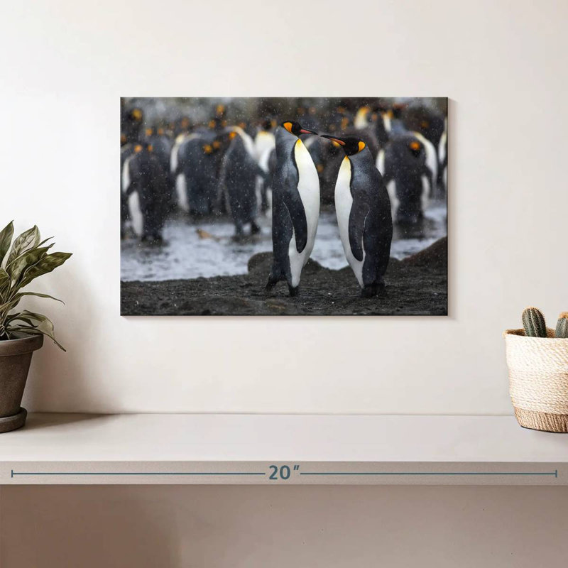 Brampt Penguin Romance, 8" H x 12" W