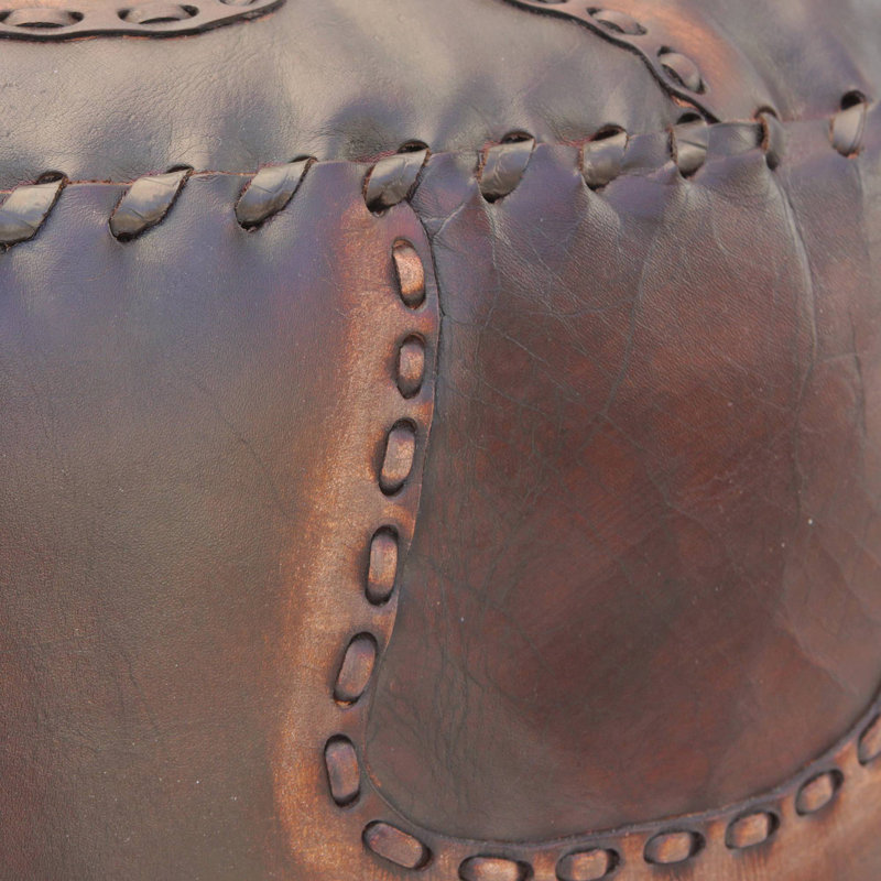 repose-pieds en cuir vagues burst Sylacauga