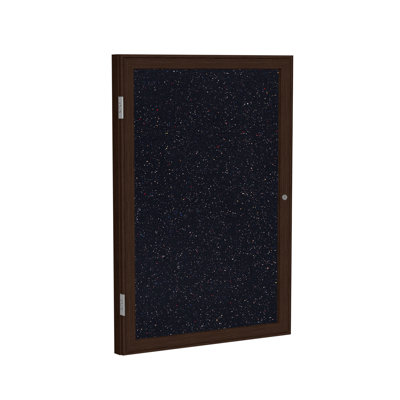 Enclosed Recycled Rubber Bulletin Boards Enclosed Cabinet Bulletin Board