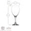 LAV Glass All Purpose Wine Glass Stemware-124303591