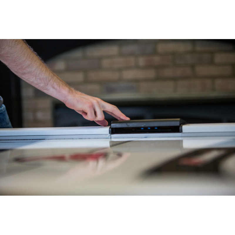 Atomic Blazer 7' Black and White Air Hockey Table