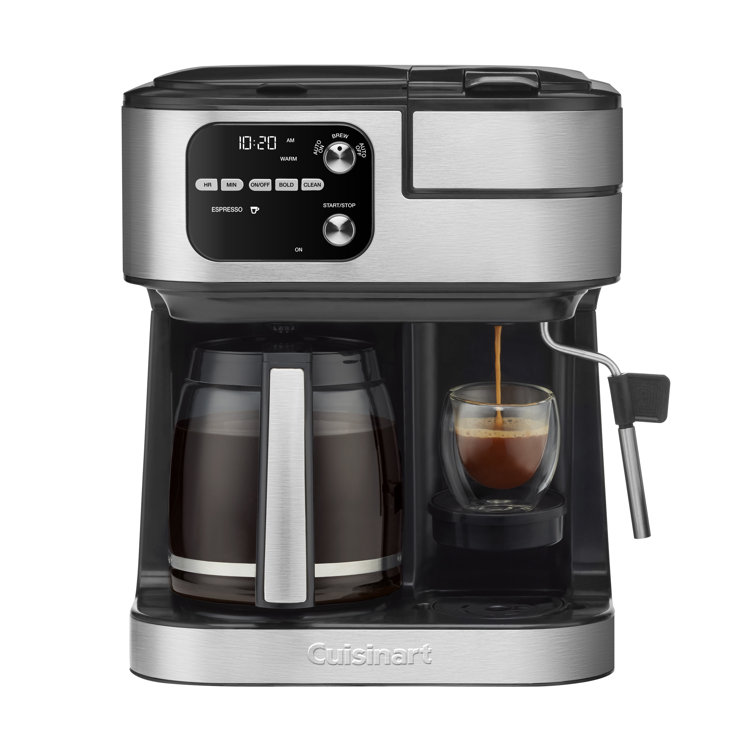 Cuisinart SS-4N1 Coffeemaker, Coffee Centre Barista Bar 4-In-1 Coffee Machine, Single-Serve Coffee, Espresso & Nespresso Capsule Compatible