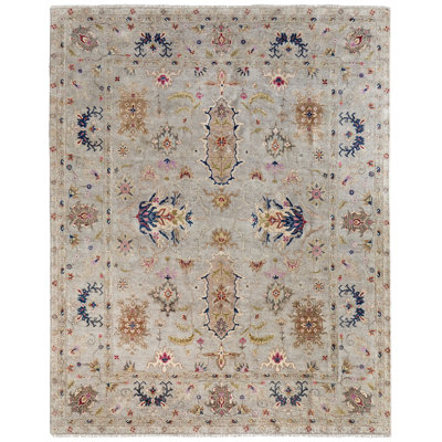 Electra Traditional Oriental Gray Area Rug