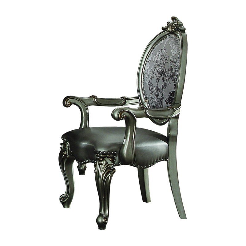 Chaise de salle à manger rembourrée Zofia, Gris
