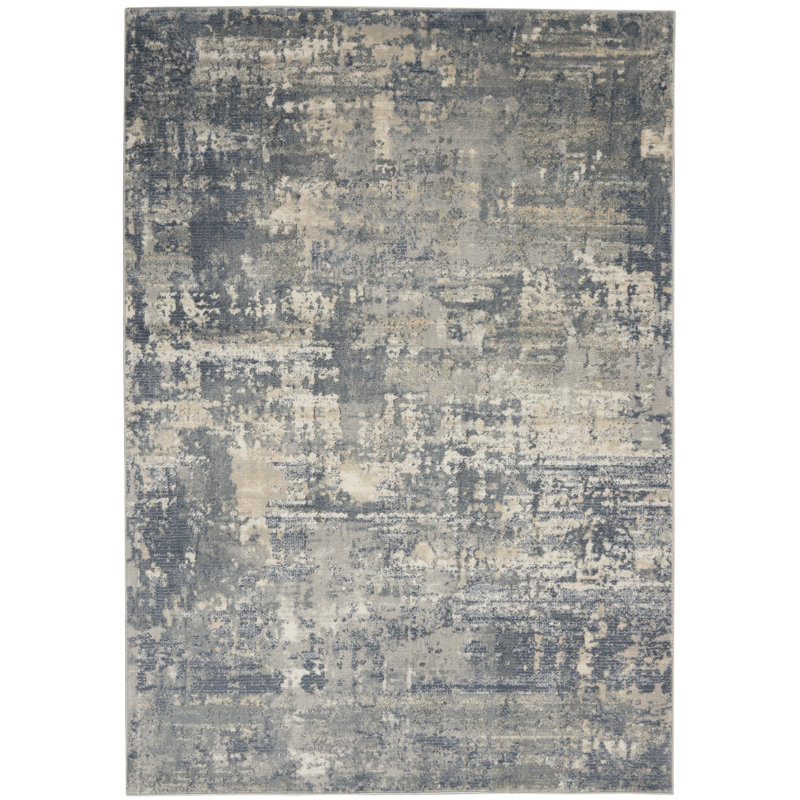 Tapis beige contemporain contemporain, Rectangle 3 pi 9 po x 5 pi 9 po