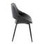 Chaise d'appoint rembourrée en similicuir Najrin-87953474-87953477