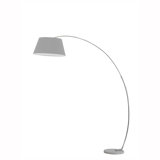 Amonil 177Cm Chrome Arched Floor Lamp