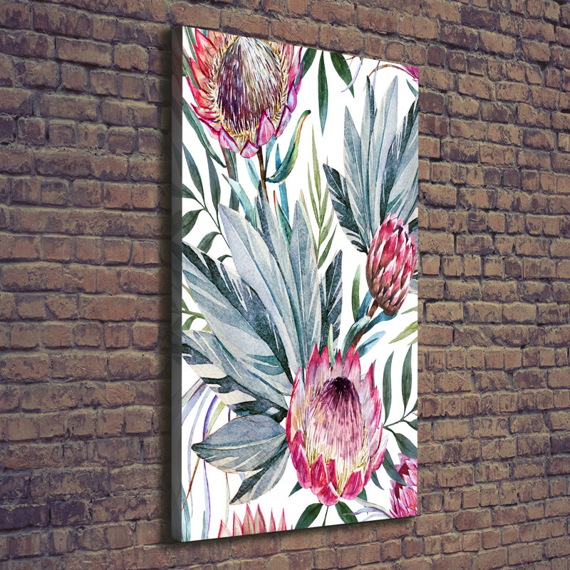 Protea - Wrapped Canvas Print