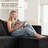 Modular Cloud Sectional Sofa With Boneless U-Shape Chaise, Cloud Couch Sectional With Deep Seat & Plush Corduroy Fabric, No Assembly Needed Upholstered Couches For Living Room, Bedroom-1510352827