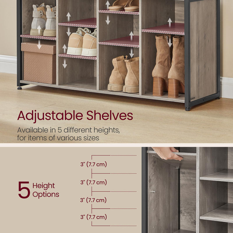 Hall Tree with Bench and Shoe Storage