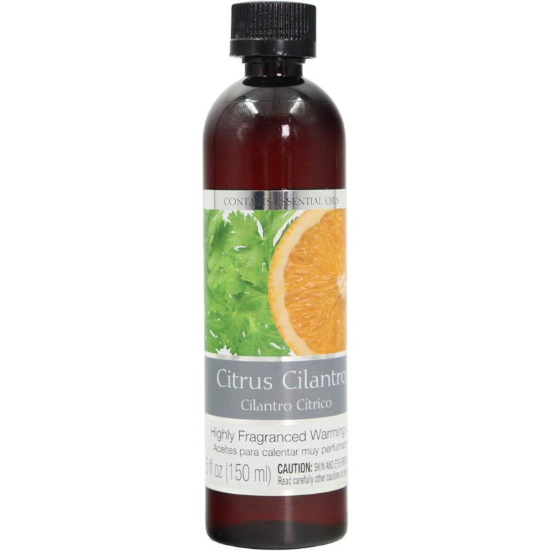 Ensemble de 6 huiles chauffantes parfumées à la coriandre et aux agrumes Hosley's. Cadeau idéal pour les mariages, le spa, le reiki, la méditation et la salle de bain. P1