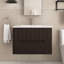 Meuble-lavabo mural simple 30 po avec comptoir intégré en céramique-105806076