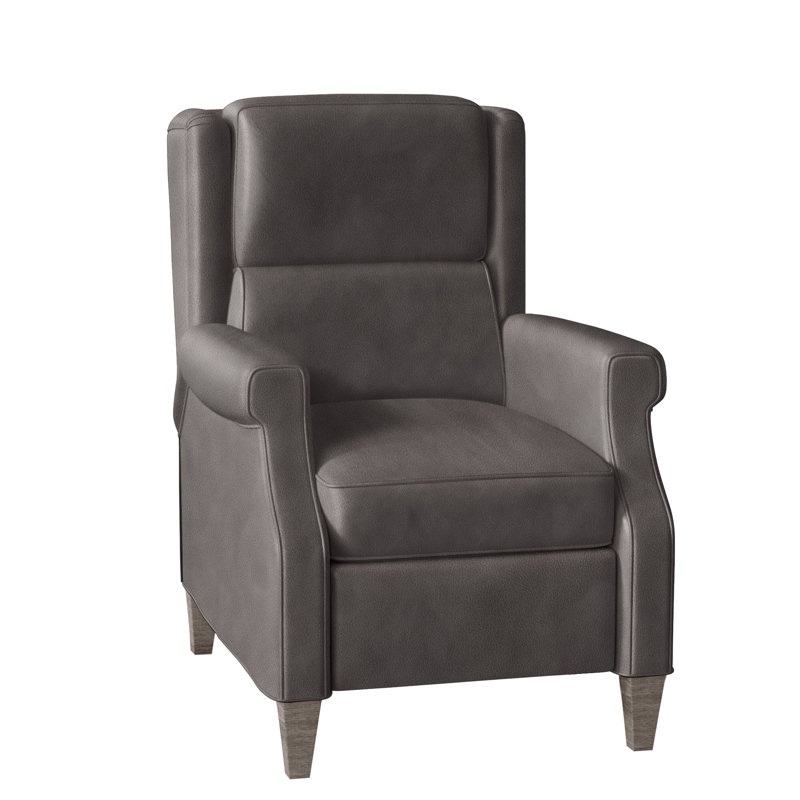 Gallaway Recliner, Aline Fumo Genuine Leather, Cobblestone, Manual