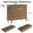 Large 4-Drawer Chest with Solid Wood Foot-1617199061
