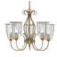 Lustre traditionnel à 5 lumières avec abat-jour-378353020