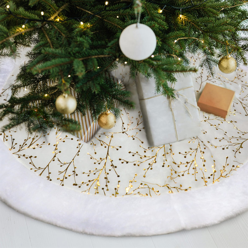 Faux Fur Tree Skirt