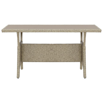 Evanston Rattan Dining Table
