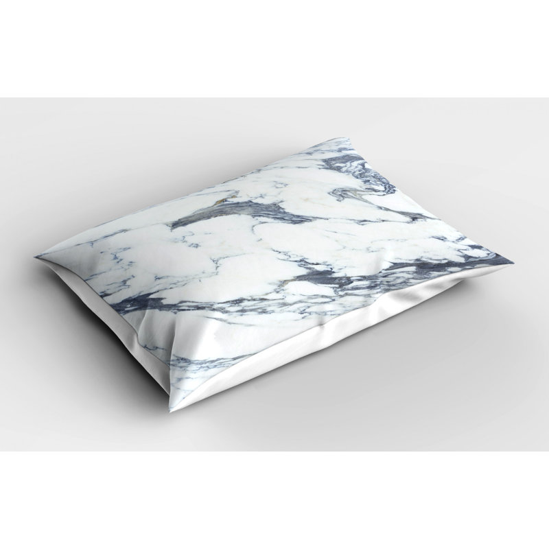 Marble Polyester Sham Set, Twin