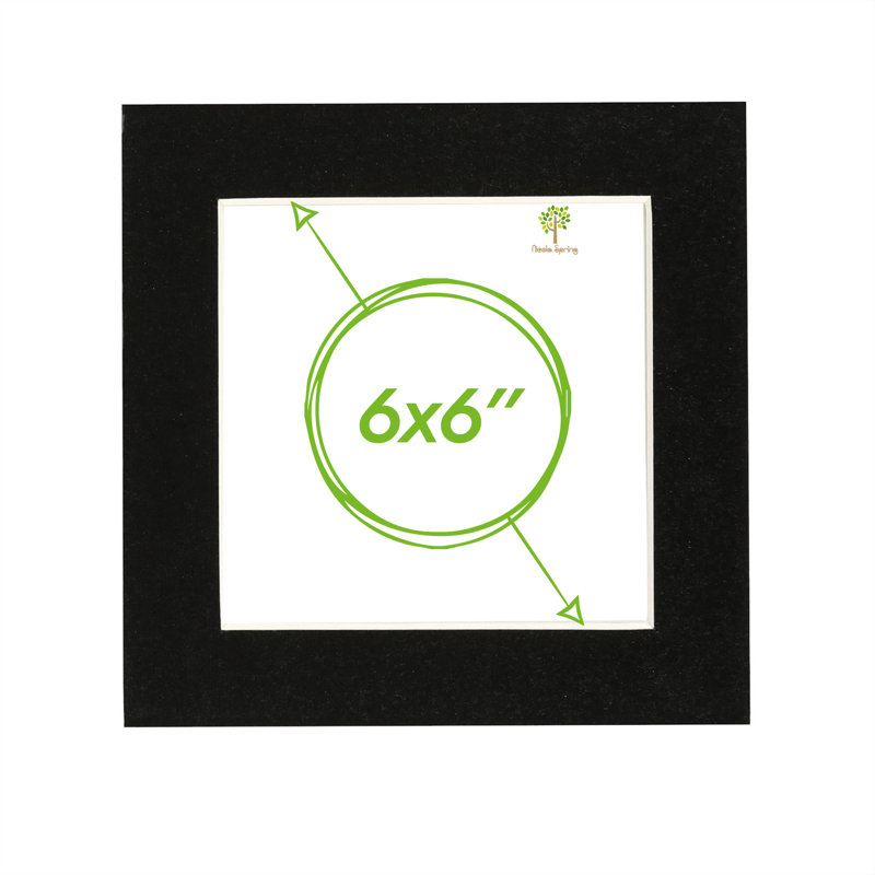 Shadow Box Picture Frame, 15cm H x 15cm W x 0.5cm D, Black