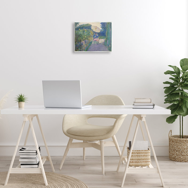 Art mural classique "Femme dans le jardin" par one1000paintings