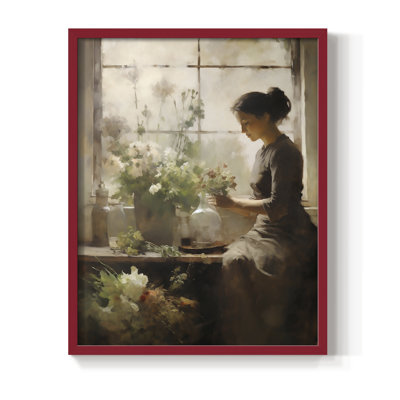Reproduction encadrée WOMEN Series CDXI - bois massif