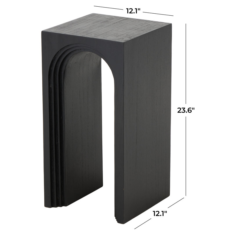 Table d'appoint Cole and Grey, Noir, noir, noir, noir