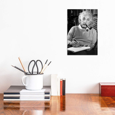 Albert Einstein (1879-1955) - Wrapped Canvas Print