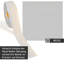 Plastic 0.1 Cm Thick X 5 Cm Wide X 500 Cm Length Wall Base In White