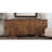 Napa 72" Brown Mango Wood Server with Column Legs & Media Storage
