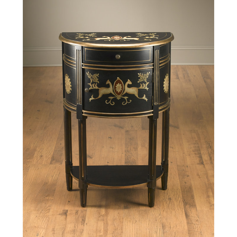 Solid Wood Top End Table