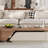 Design sense simple telescopic coffee table-106326485
