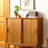 Modern simple solid wood storage shoe cabinet
