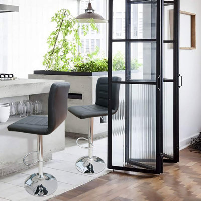 Tabouret de bar réglable pivotant de 31,75 po