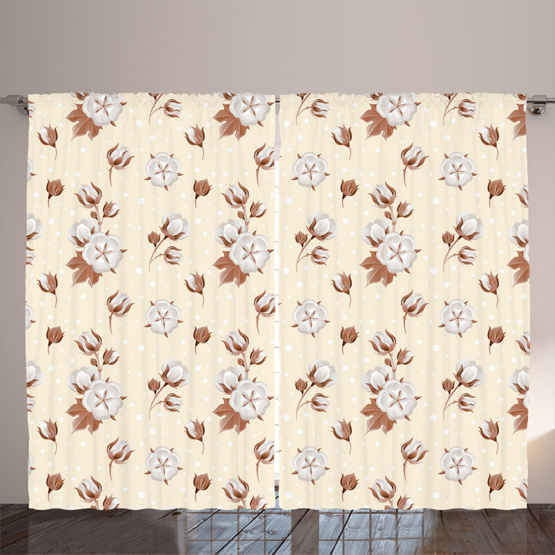 Semi Sheer Curtain Pair