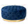 90cm Wide Velvet Tufted Round Solid Colour Cocktail Ottoman