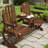 Stable Patio Bench,2-Seat Wooden Garden Bench-276003413