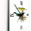 Horloge murale rétro Vintage, oiseaux australiens XV-862126180