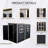 4X8ft Outdoor Storage Shed With Floor Resin Shed With Two-Window, Waterproof ,Lockable Doors-118091643-118091641