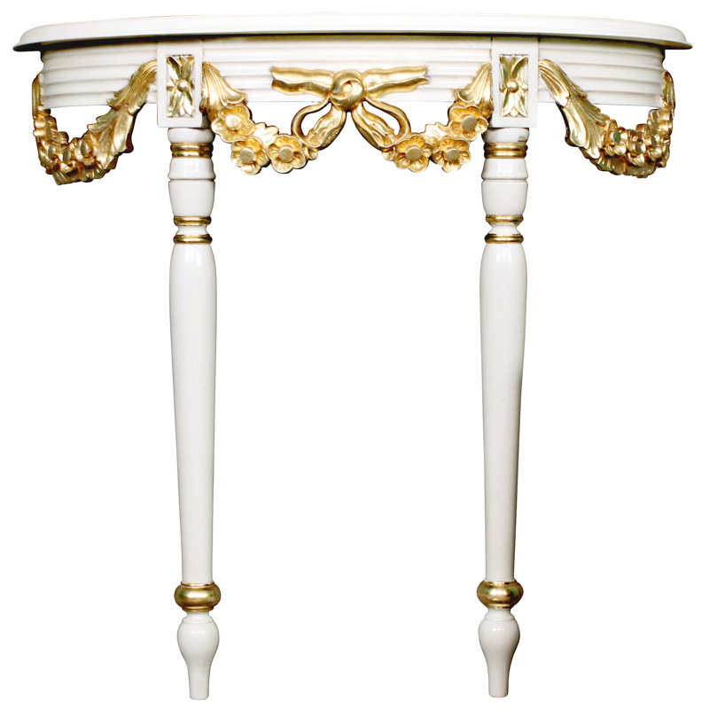 Louis XVI 35.5'' Solid Wood Console Table