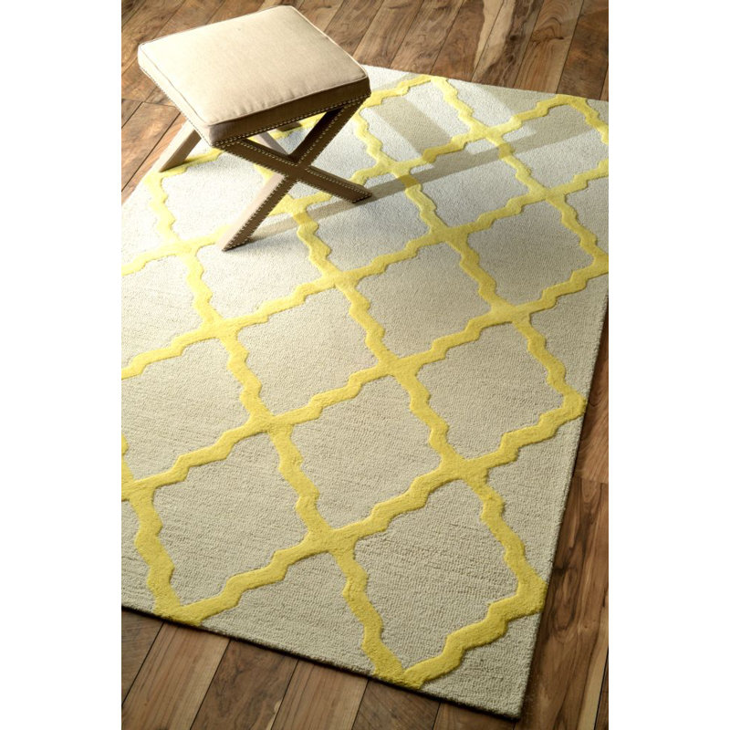 Tapis marocain Tadlock Sunshine, Rectangle 3'6" x 5'6"