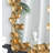 61" x 31" Full Length Mirror with Golden Leaf Accents, Floor Miiror for Living Room Bedroom