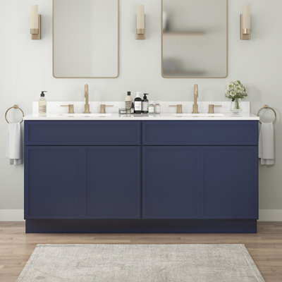 Base de meuble-lavabo double 66 po seulement