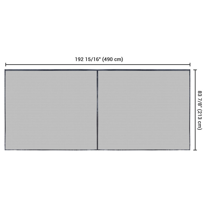 Garage Door Sweep, 84" H x 193" W