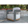 3 Pc. Modern Wicker Swivel Seating Group With Matching Accent Table