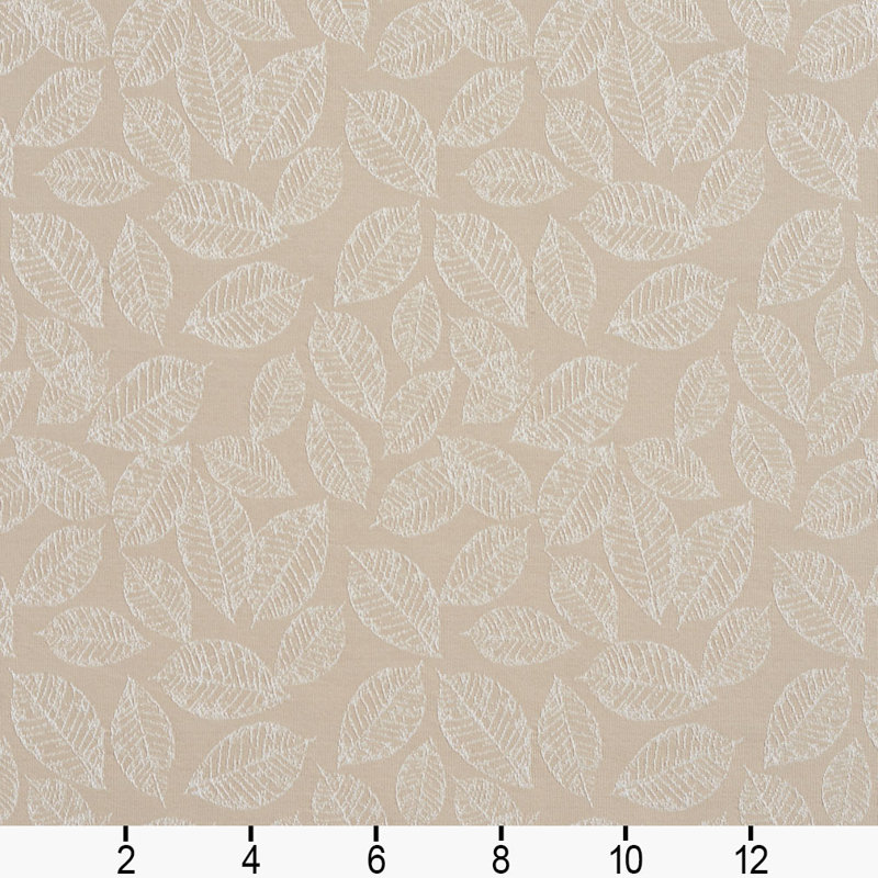 Tissu de feuille floral, Beige
