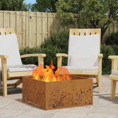 Modern Steel Fire Pit