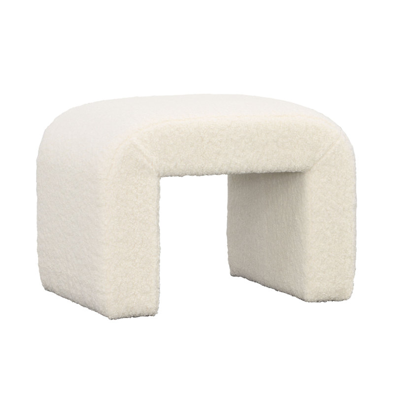Kenneth Sheepskin Bench, Cream