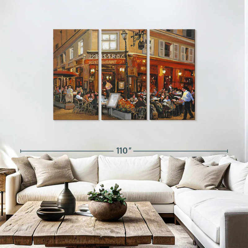 Yarlin Bistro I, H 48 po x l 74 po